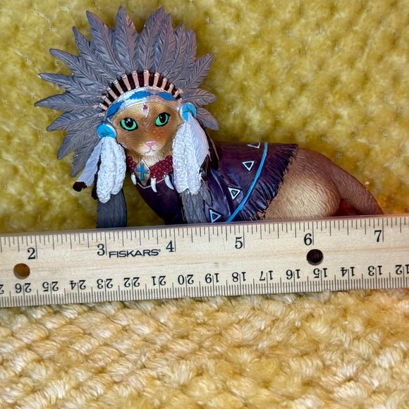 Hamilton Collection ~ Chief Runs with Paws ~ Feathers 'N Kittens series # 1647 - Picture 7 of 10